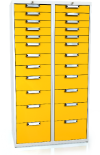 Universal cabinet for workbenches 1773 x 963 x 600 - 24x drawer